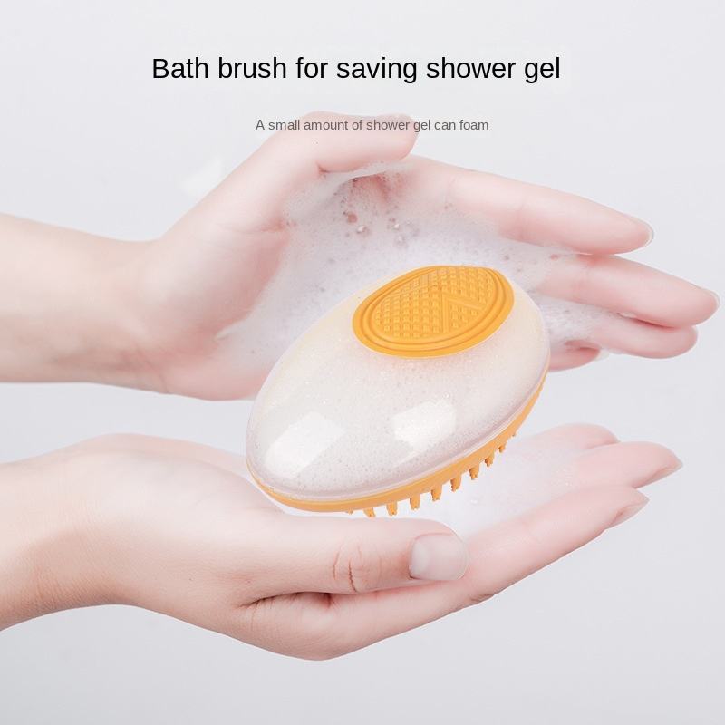 2-in-1 Pet Bath & Massage Brush – Soft Silicone Grooming Comb for Dogs & Cats