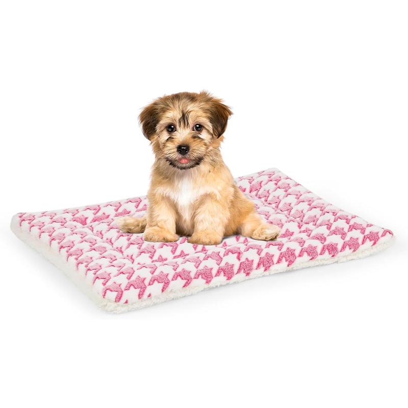 Reversible Soft Dog Bed Mat - Portable, Machine Washable Pet Pad for Medium & Small Dogs, Perfect for 24-Inch Kennels