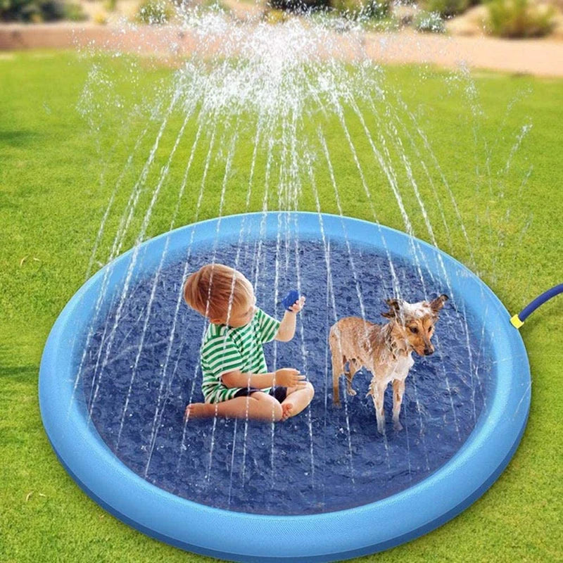 Dog Water Play Mat – Splash Pad for Summer Fun