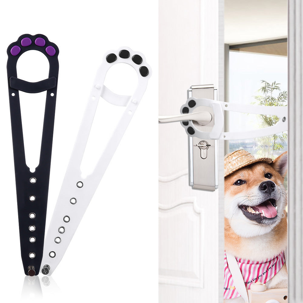 Cat Door Holder Latch – Keep Dogs Out, Let Cats In | Adjustable & Easy to Install