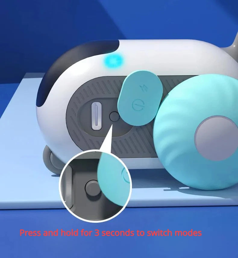 Remote Control Cat Car Toy – USB Rechargeable, Smart Self-Moving & Interactive Chase Game