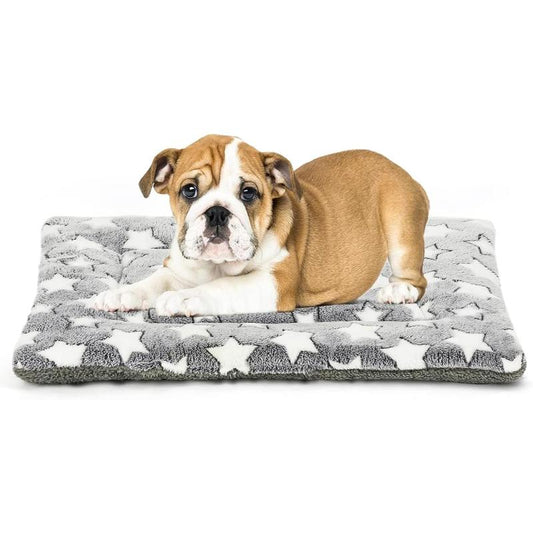 Reversible Soft Dog Bed Mat - Portable, Machine Washable Pet Pad for Medium & Small Dogs, Perfect for 24-Inch Kennels