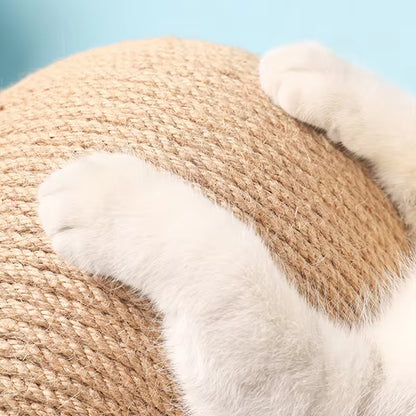 Interactive Cat Scratching Ball Toy - Sisal Rope Balls & Board for Healthy Paws and Fun Playtime!