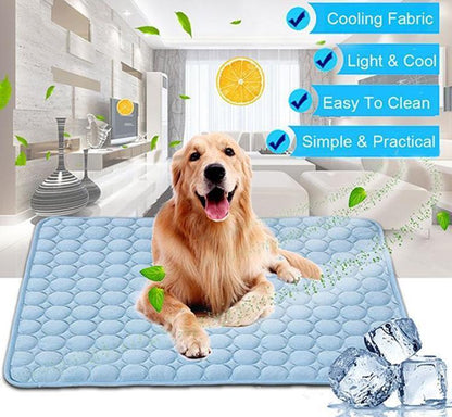 Pet Cooling Pad – Ice Silk Cold Nest for Dogs & Cats | Summer Relief Mat