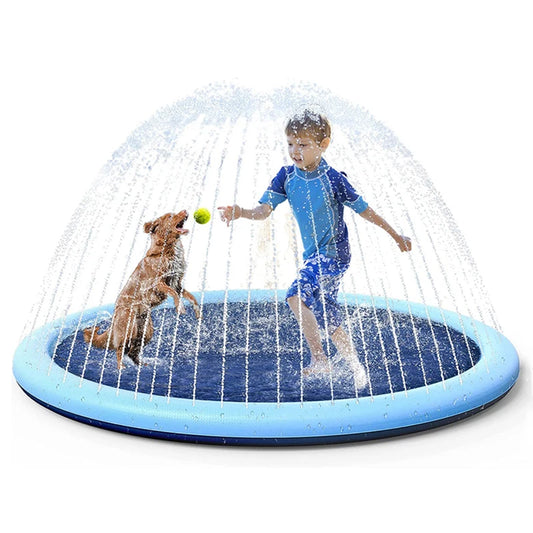 Dog Water Play Mat – Splash Pad for Summer Fun