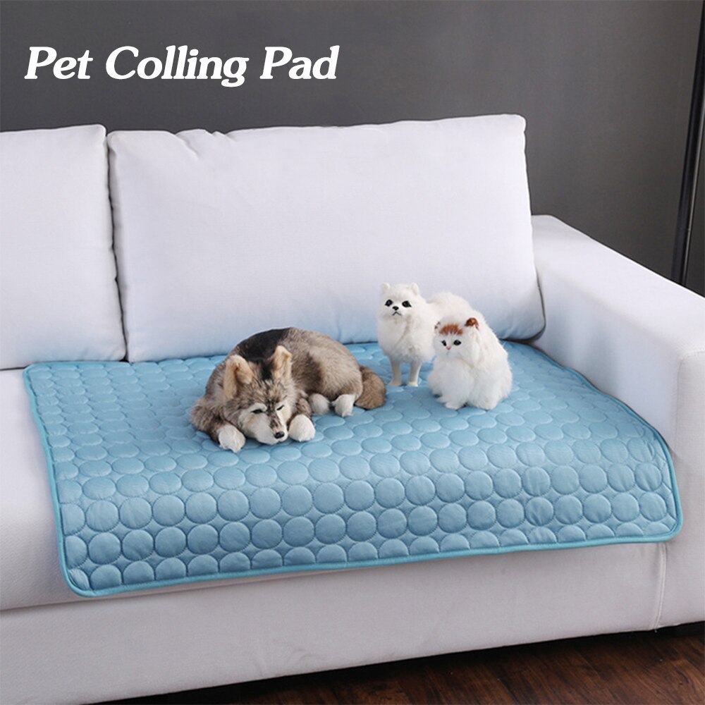 Pet Cooling Pad – Ice Silk Cold Nest for Dogs & Cats | Summer Relief Mat