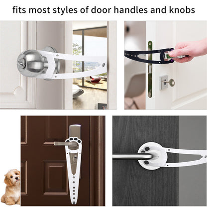 Cat Door Holder Latch – Keep Dogs Out, Let Cats In | Adjustable & Easy to Install